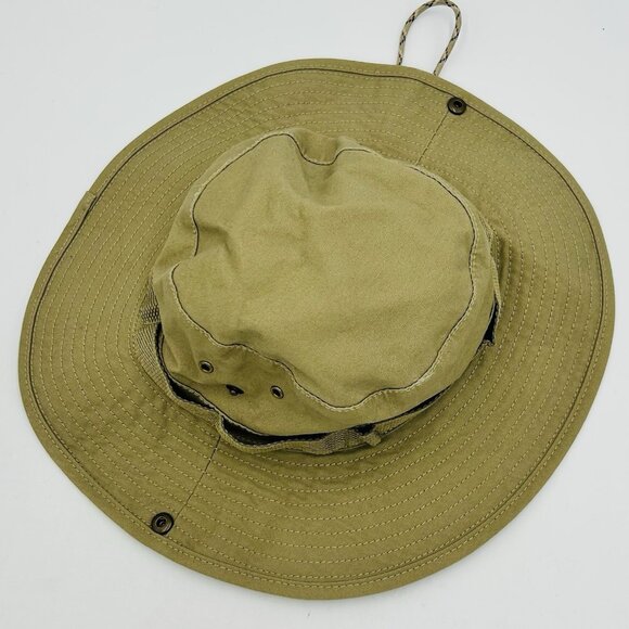Swiss Tech Performance Gear Sun Bucket Boonie Fishing Hat Khaki Tan Safari S/M - Picture 1 of 8